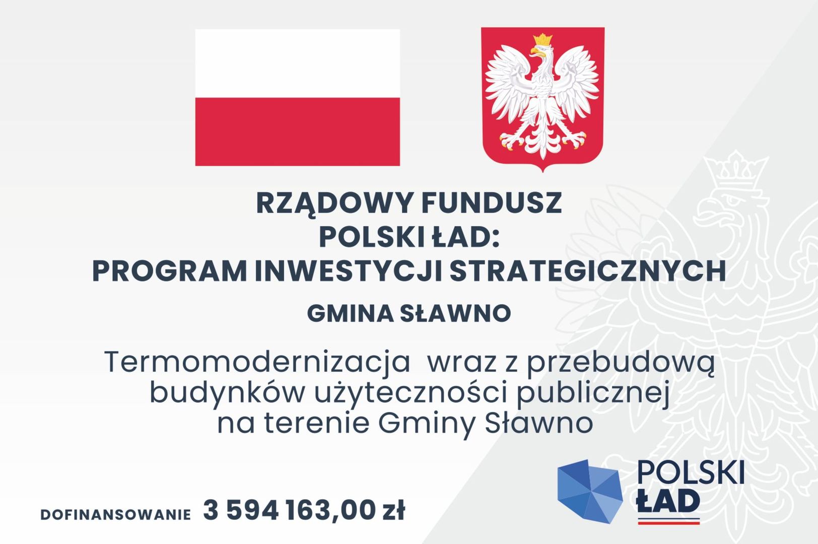 Termomodernizacja wraz z przebudową budynków użyteczności publicznej na terenie Gminy Sławno