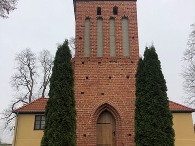 Kościół w Kwasowie, 11.12.2022, źródło: UG Sławno