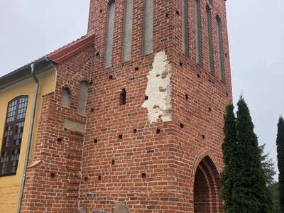 Kościół w Kwasowie, 11.12.2022, źródło: UG Sławno