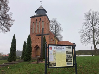 Kościół w Kwasowie, 11.12.2022, źródło: UG Sławno