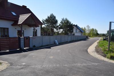 Droga wewnętrzna do osiedla domów jednorodzinnych