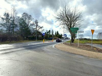 Przejście dla pieszych przez DK nr 6 w Bobrowiczkach