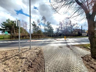 Przejście dla pieszych przez DK nr 6 w Bobrowiczkach