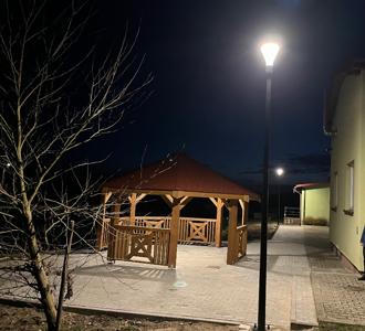 Wiata integracyjna przy świetlicy w Janiewicach