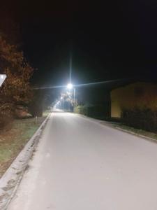 Oświetlenie uliczne wzdłuż drogi na kolonię we Wrześnicy