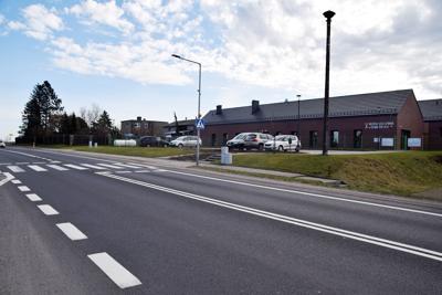 Aktywne przejście dla pieszych przez DK6 przy Przedszkolu Gminnym w Bobrowicach