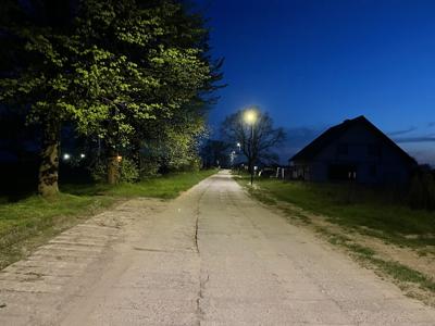 Oświetlenie przy ul. Mieszka I w Warszkowie