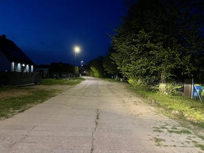 Oświetlenie przy ul. Mieszka I w Warszkowie