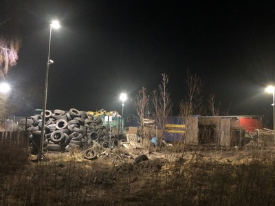 Oświetlenie i zabezpieczenia zamontowano w Puncie Selektywnej Zbiórki Odpadów Komunalnych w Warszkowie