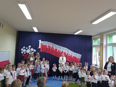 Obchody Święta Niepodległości w Przedszkolu Gminnym w Gwiazdowie