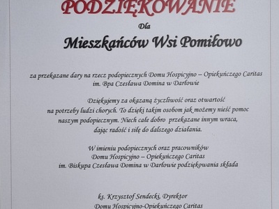 
Dobro Wraca – Pomiłowo Pomaga Caritas!
