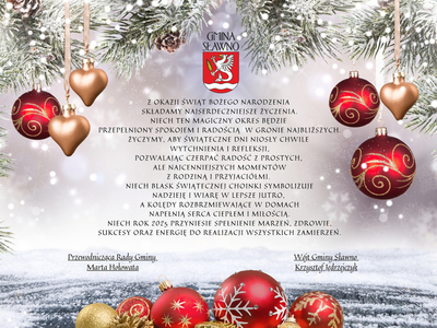 Z okazji Świąt Bożego Narodzenia składamy najserdeczniejsze...