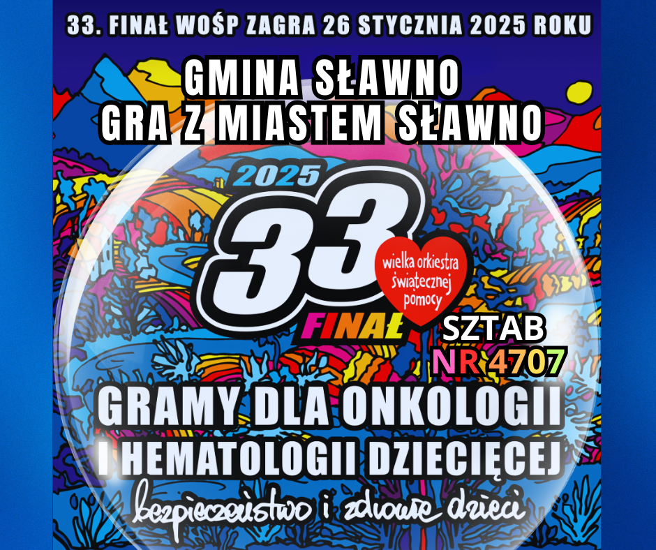 
Wspólnie z Miastem gramy dla WOŚP
