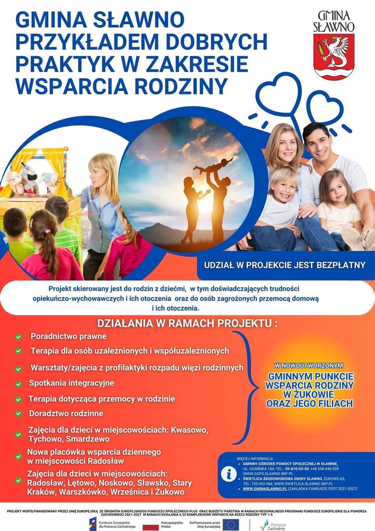 
Gmina Sławno przykładem dobrych praktyk w zakresie wsparcia...
