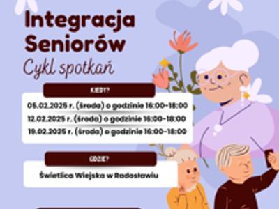 Cykl spotkań integracyjnych dla Seniorów