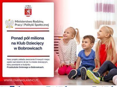 Ponad pół miliona na Klub Dziecięcy w Bobrowicach!