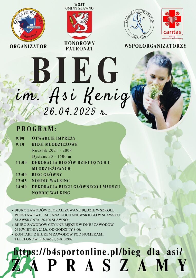 plakat bieg