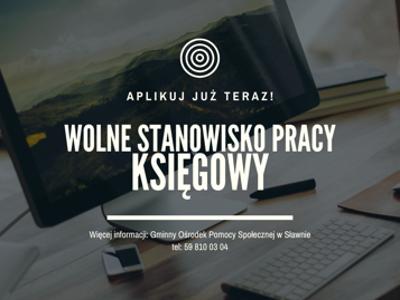GOPS w Sławnie ogłasza nabór na wolne stanowisko urzędnicze