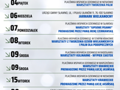 Kwiecień pełen aktywności w Gminie Sławno
