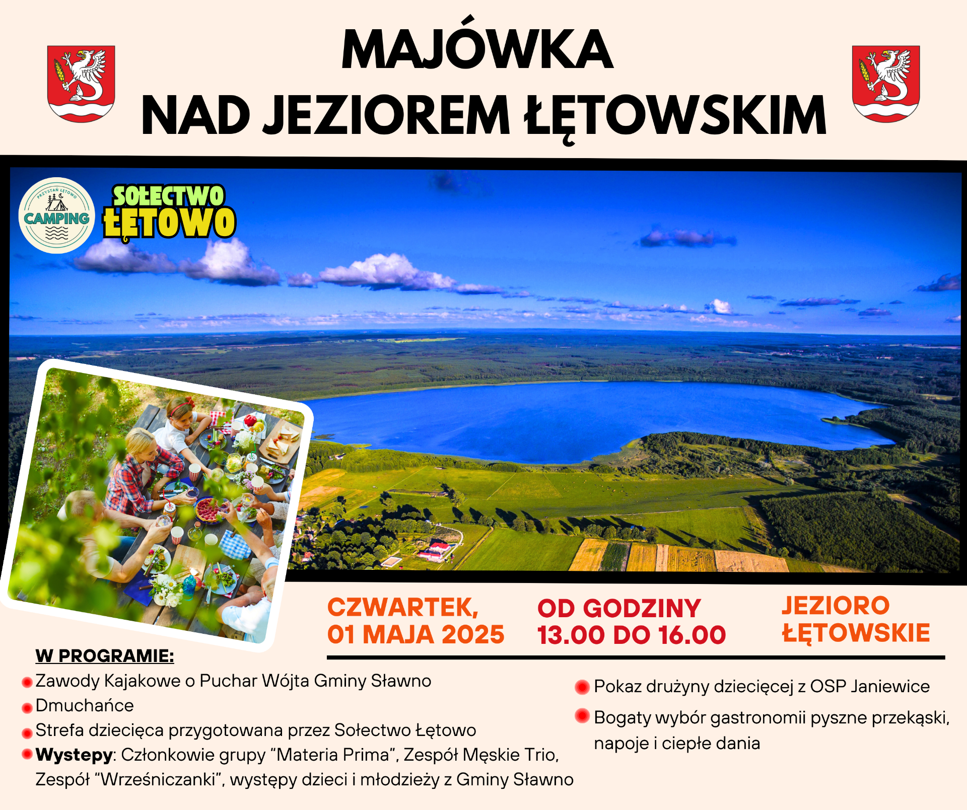 Majówka nad Jeziorem Łętowskim 