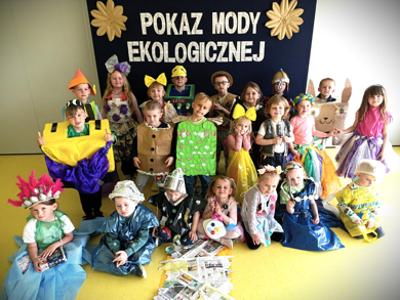 Pokaz Mody Ekologicznej w Przedszkolu Gminnym w Bobrowicach