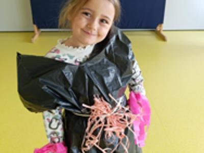 Pokaz Mody Ekologicznej w Przedszkolu Gminnym w Bobrowicach 