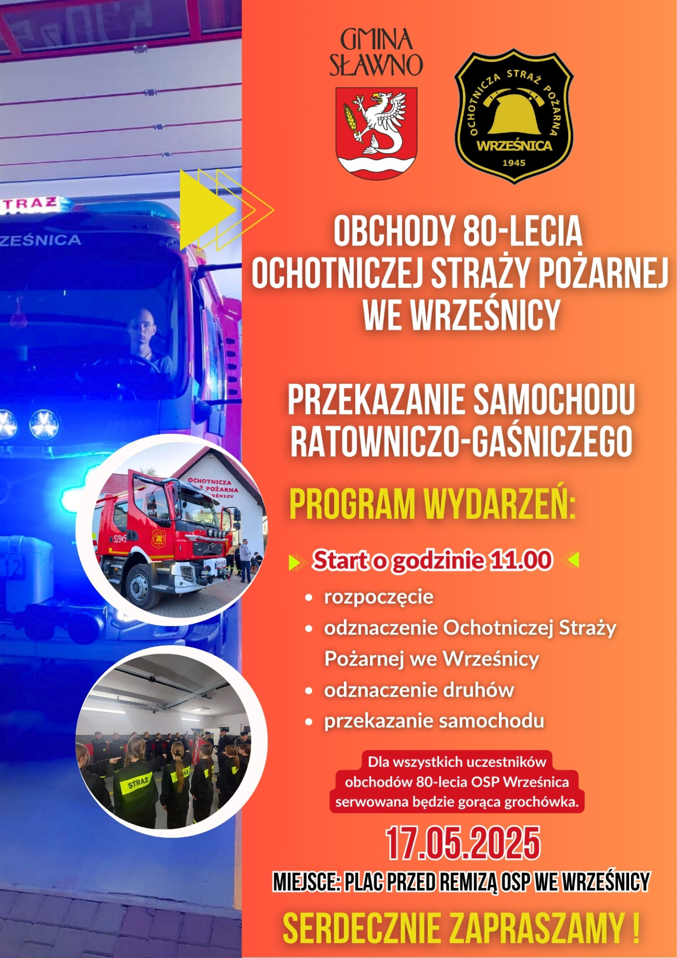  Nowy wóz i 80 lat historii – uroczyste obchody OSP Wrześnica!