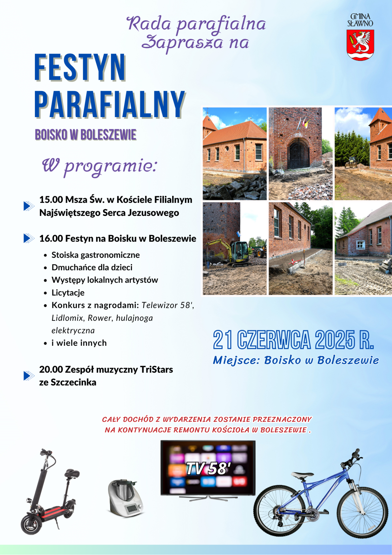  BOLESZEWO | 21 czerwca 2025 r. | Festyn Parafialny