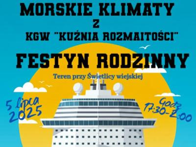 Morskie klimaty z KGW "Kuźnia Rozmaitości" – Rodzinny Festyn już 5 lipca