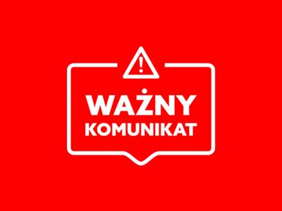 Informacja dla mieszkańców miejscowości Żabno, Noskowo i Wrześnica !!!
