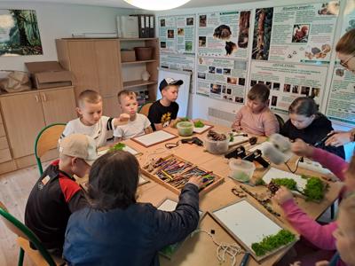 Dzieci z naszej Półkolonii odwiedziły Nadleśnictwo Sławno!