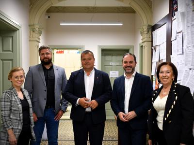  Spotkanie władz Gminy Biesiekierz i Gminy Sławno w Urzędzie Gminy Sławno