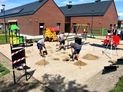 Trwa adaptacja pomieszczeń na Klub Dziecięcy w Bobrowicach 
