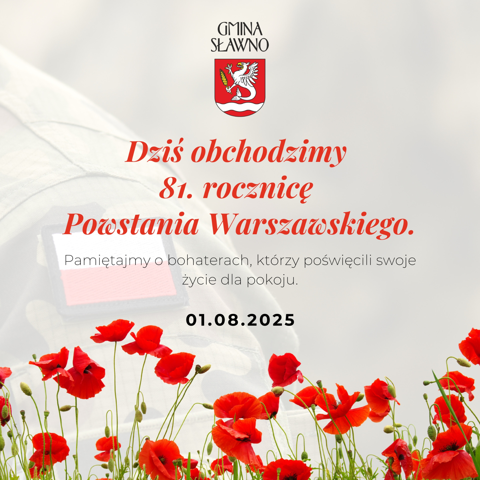 81. rocznica wybuchu Powstania Warszawskiego