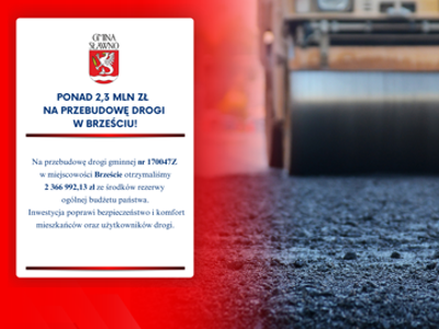 Droga w Brześciu jednak otrzyma dofinansowanie!