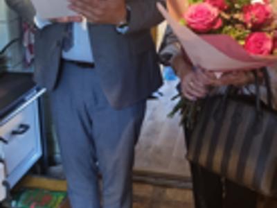 Wójt z wizytą u Jubilatki – świętowaliśmy 93. urodziny Pani Olgi