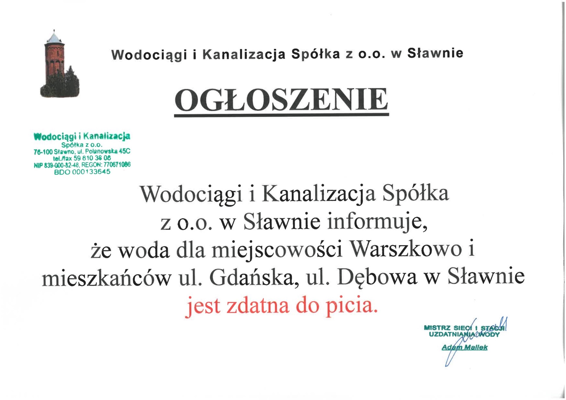 Woda