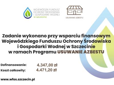 Usunęliśmy azbest