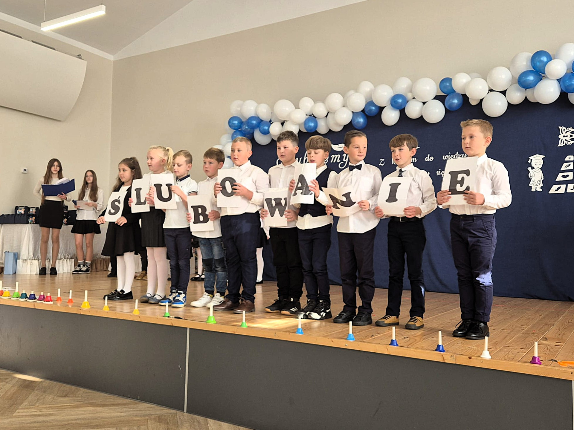  Ślubowanie klasy pierwszej w Warszkowie