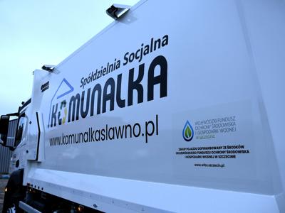 Dzięki wsparciu WFOŚiGW w Szczecinie "Komunalka" zyskała nowy pojazd!