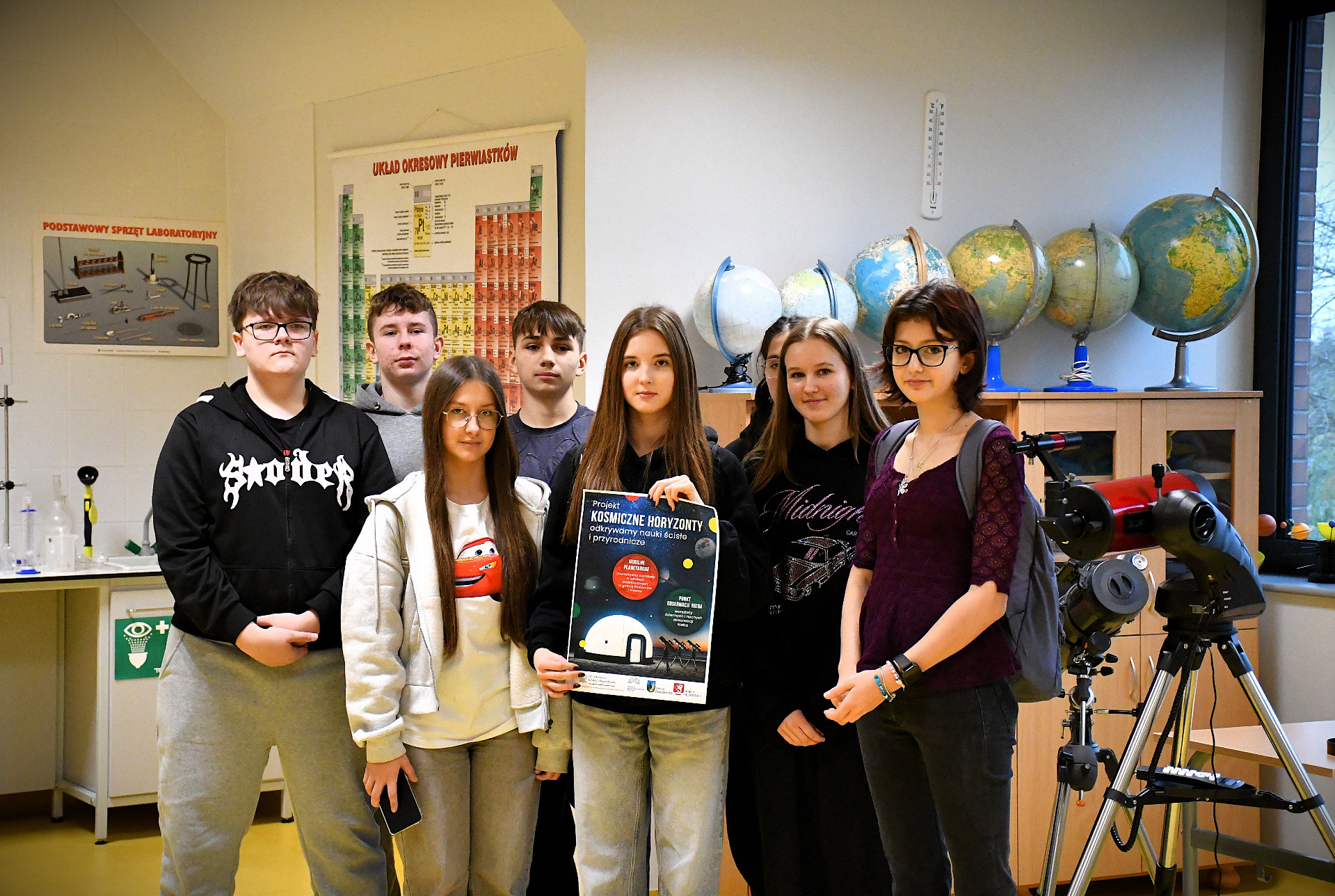 Kolejna odsłona kosmicznych horyzontów w szkołach Gminy Sławno