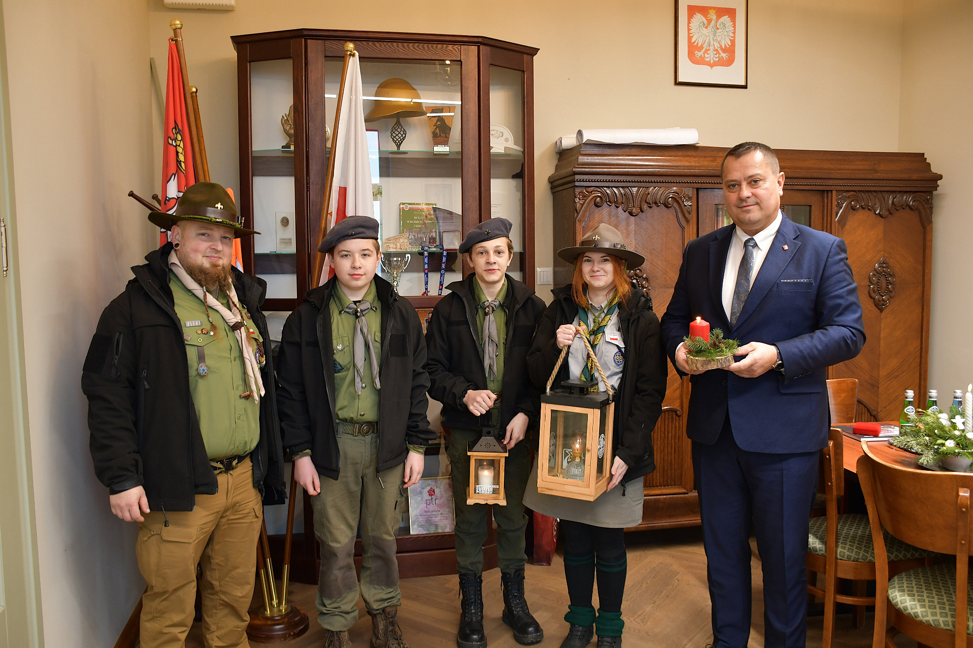 Betlejemskie Światło Pokoju dotarło do Gminy Sławno