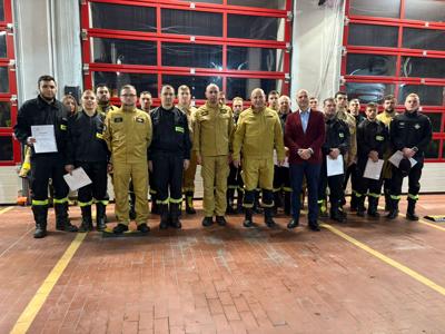 Druhowie OSP z Gminy Sławno podnoszą kwalifikacje ratownicze
