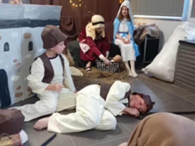 Wyjątkowe Jasełka w Świetlicy Środowiskowej Gminy Sławno. 