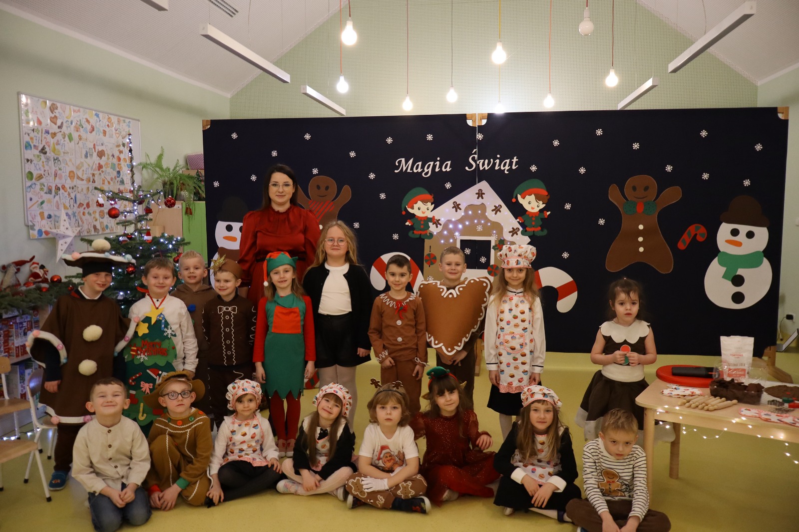 Świąteczne Spotkanie w Przedszkolu Gminnym w Bobrowicach 