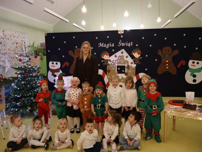 Świąteczne Spotkanie w Przedszkolu Gminnym w Bobrowicach 