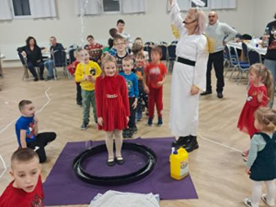 Mikołajki w świetlicy w Warszkowie