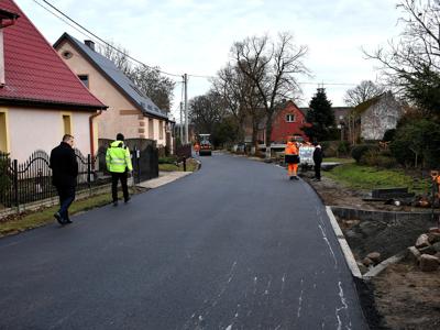 Postępy prac drogowych we Wrześnicy