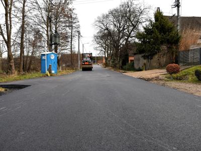 Postępy prac drogowych we Wrześnicy