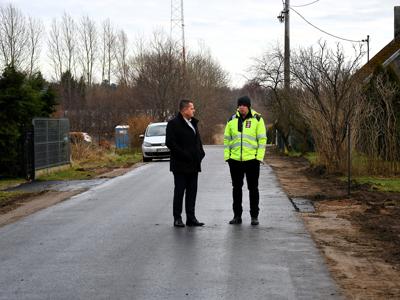 Postępy prac drogowych we Wrześnicy